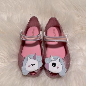 Mini Melissa unicorn shoes